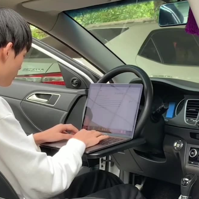 ⏳Limited-time 50% off⏰2-in-1 Car Steering Wheel Tray & Seat Gap Filler🍟🍔🥤