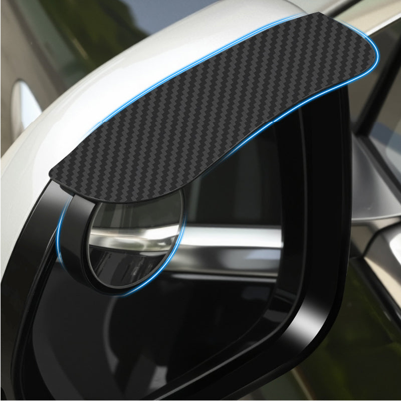 Adjustable Blind Spot Mirrors with Rain Visor