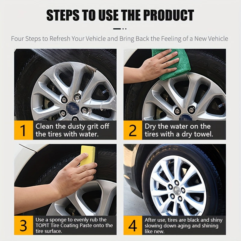 Multi-Functional Plastic & Tire Restorer Cream