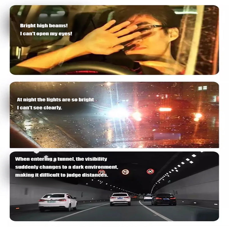 🌞🌙 Dag- & Nacht Fotochrome Rijbril – Adaptief Zicht voor Elk Licht! 👓🚗