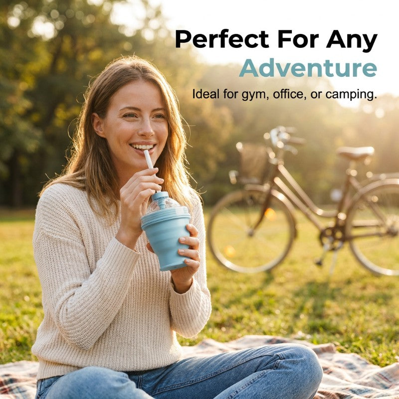 🔥BUY 1 GET 1 FREE🔥2-in-1 Collapsible Ice Ball Maker Cup