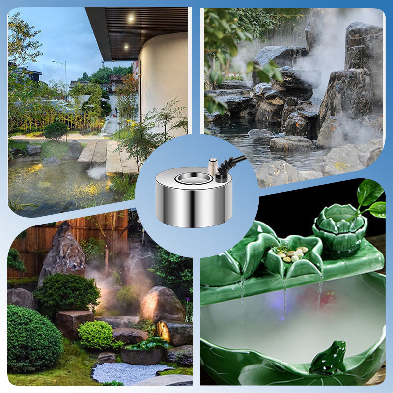 🌫️ LIMITED-TIME 50% OFF! ✨ Heavy Fog Output Landscape Fogging Machine – Stainless Steel, Smart Safety, Quiet Operation 🏡