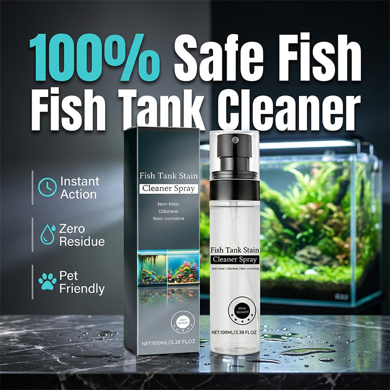 Odorless Aquarium Stain Remover Spray Safe for Fish