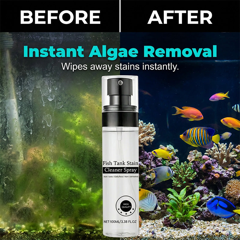 Odorless Aquarium Stain Remover Spray Safe for Fish