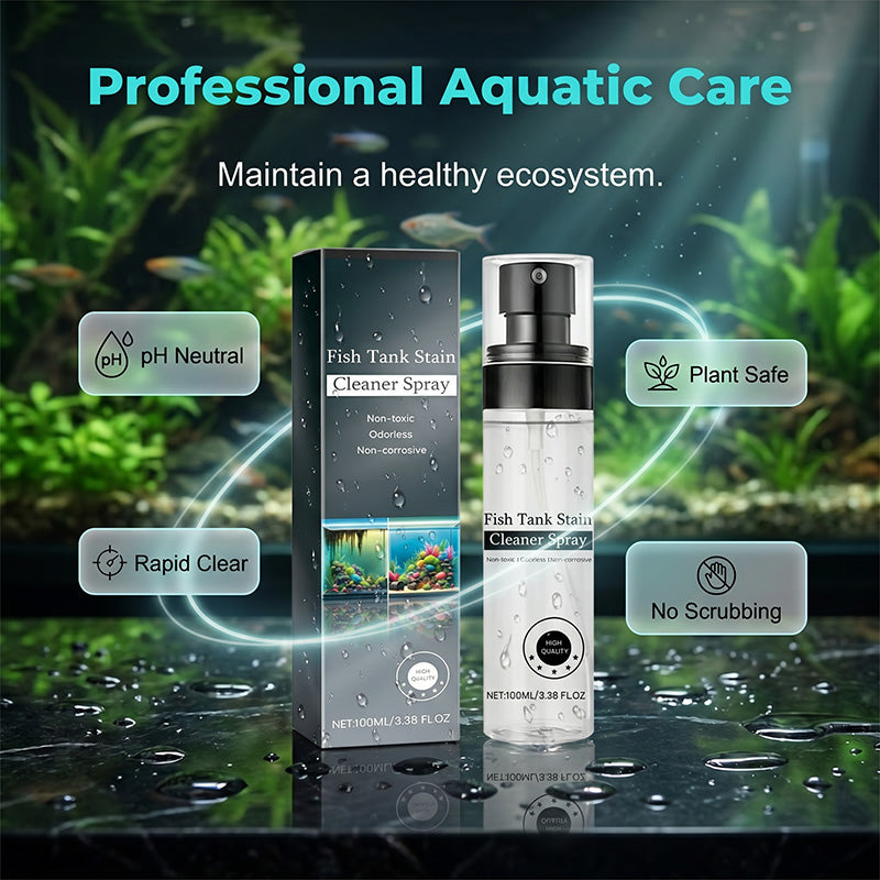 Odorless Aquarium Stain Remover Spray Safe for Fish