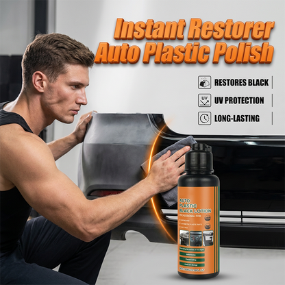 50% OFF ! 🔥Multi-Purpose Black Plastic Polish for Cars