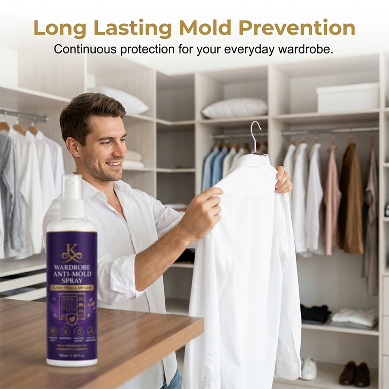 Wardrobe Anti-Mold Spray – Instant Odor & Moisture Control
