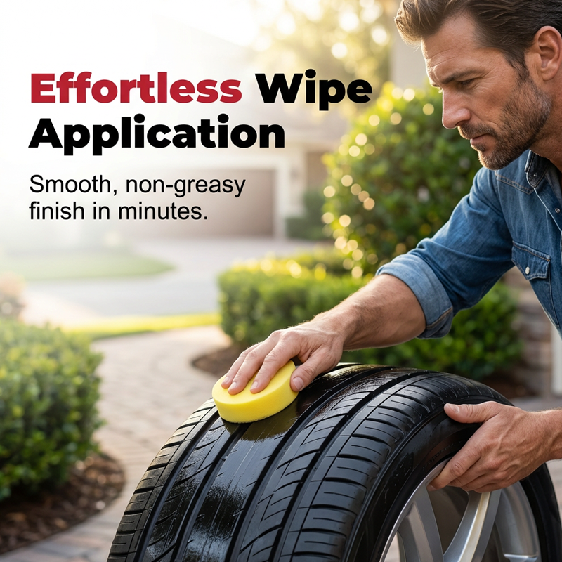 🔥Buy 1 Get 1 Free🖤 Instant Black Tire Polishing Paste – Darker, Deeper, Wetter Shine in One Wipe! ✨🚗