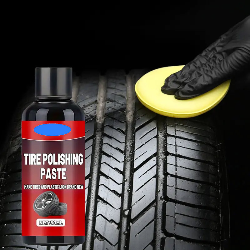🔥Buy 1 Get 1 Free🖤 Instant Black Tire Polishing Paste – Darker, Deeper, Wetter Shine in One Wipe! ✨🚗