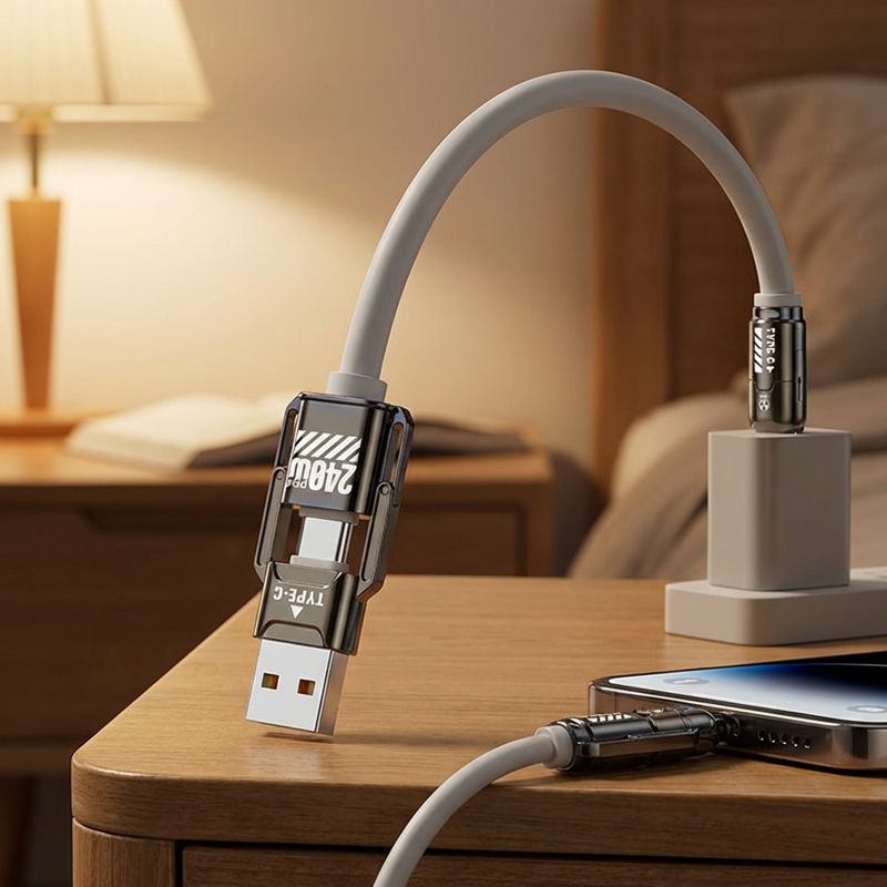 🔥buy 1 get 1 free🔥High-Power 4-in-1 Fast Charging Cable