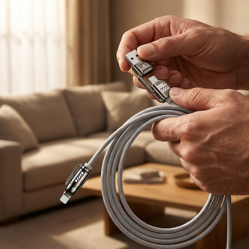 🔥buy 1 get 1 free🔥High-Power 4-in-1 Fast Charging Cable