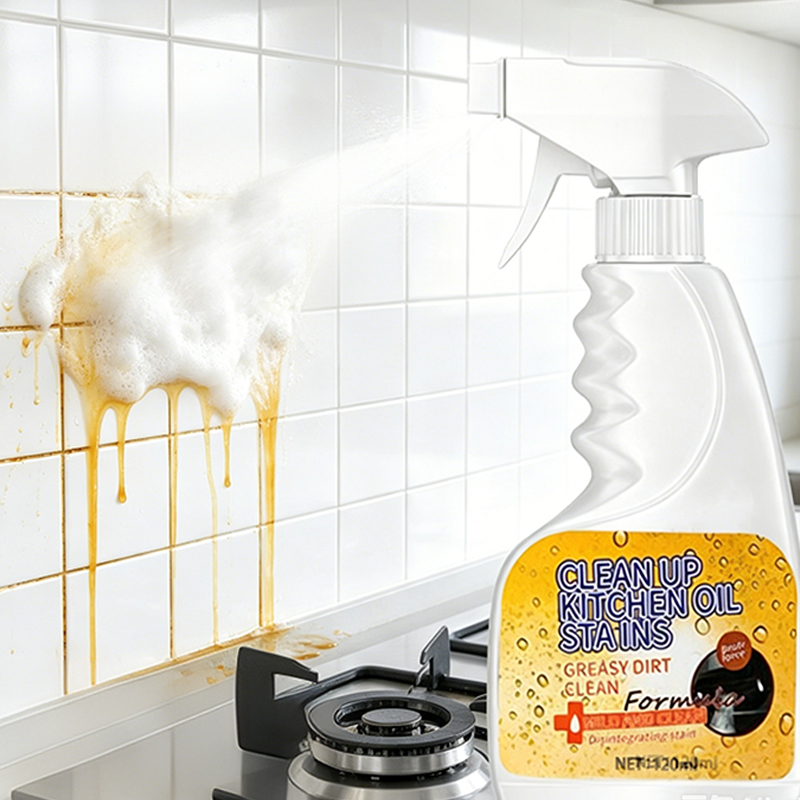 🏆 Heavy-Duty Kitchen Degreaser Spray – Fast Grease Remover 🍑