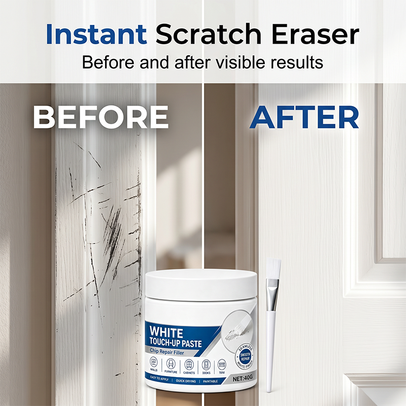 White Touch-Up Paste – Quick-Dry Multi-Surface Scratch Repair