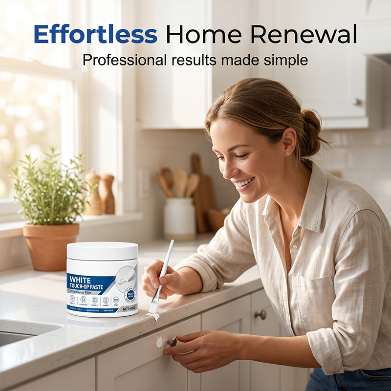 White Touch-Up Paste – Quick-Dry Multi-Surface Scratch Repair