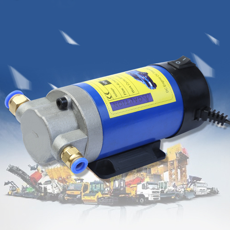 🚗50% OFF NOW! Portable Engine Oil Transfer Pump – 12V Electric Oil Extractor Pump, Quick Fluid Suction & Discharge for Engine Oil, Lubricating Oil, Gear Oil & ATF, Car Oil Change Tool No Need to Crawl Under Vehicle