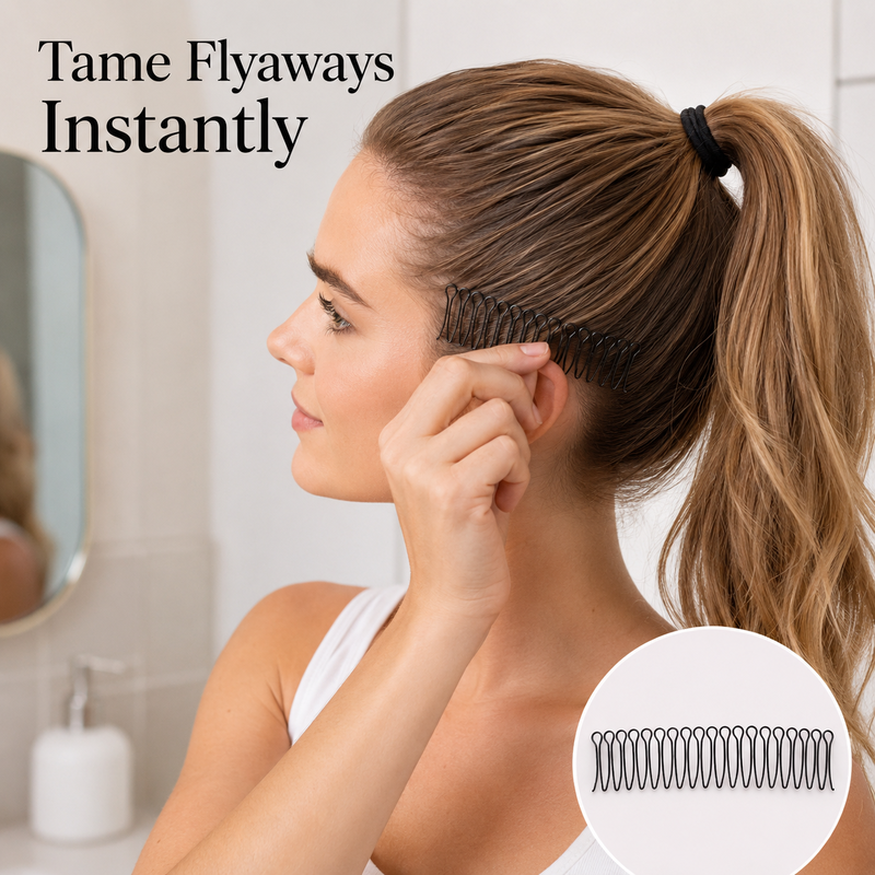 🥰Flexible Invisible Grip Flyaway Hair Comb