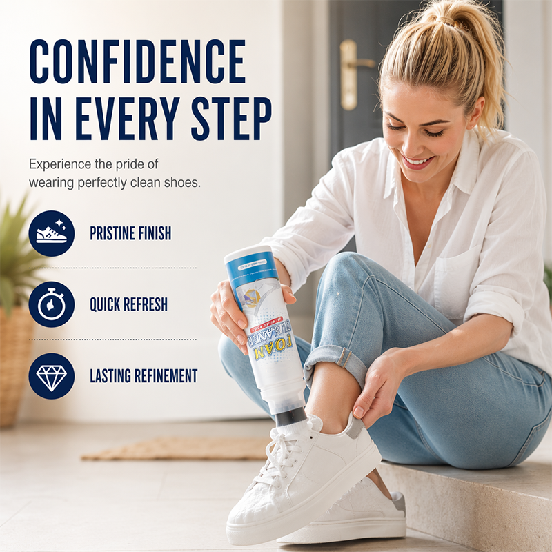 Shoe Cleaner – Built-In Brush & Yellow Stain Remover