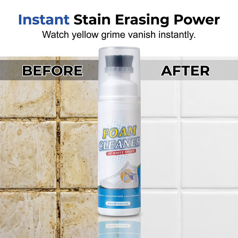 Shoe Cleaner – Built-In Brush & Yellow Stain Remover