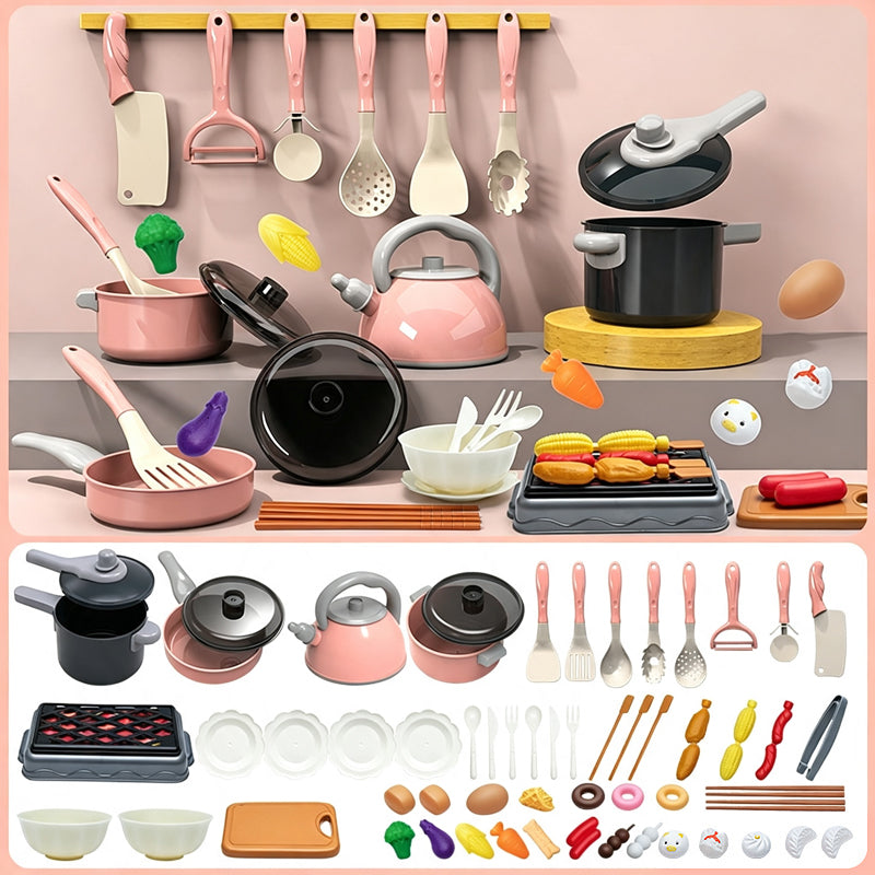 Pretend Play Kitchen Toy Set