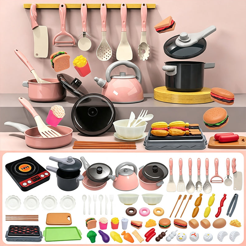 Pretend Play Kitchen Toy Set