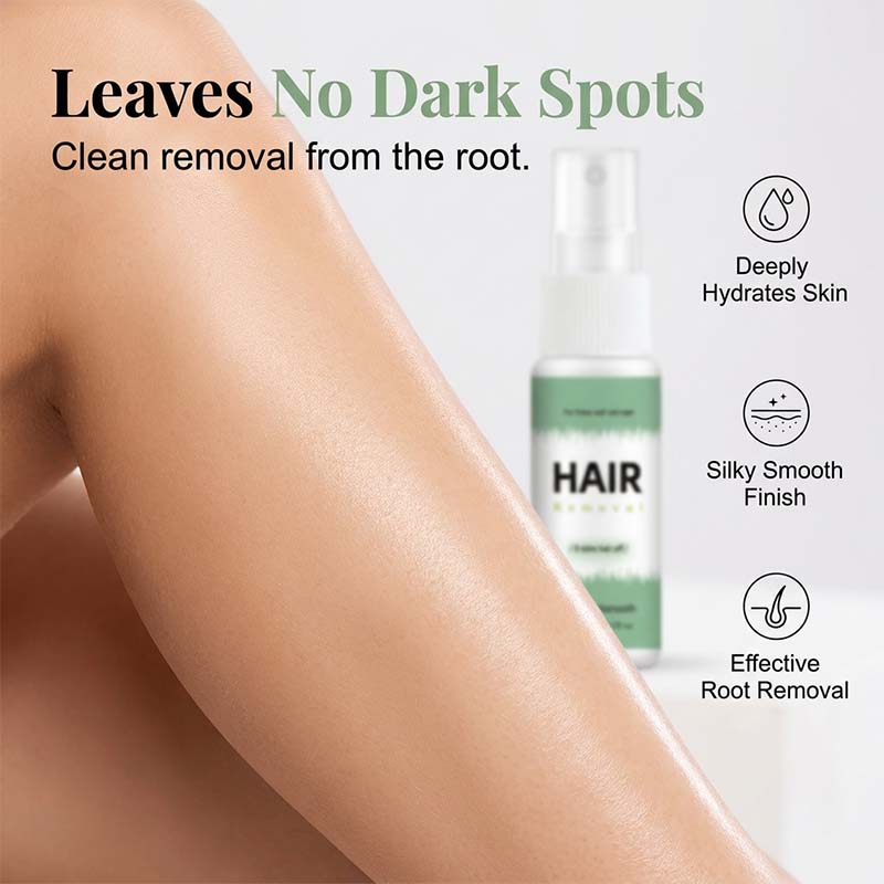 8-Minute Hair Removal Spray – Painless & Full-Body Use Design