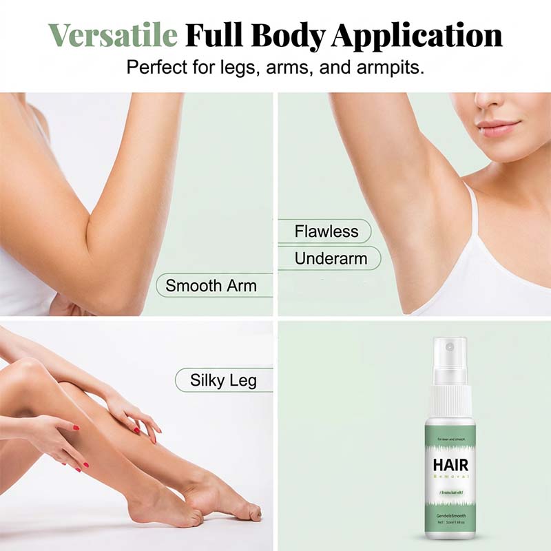8-Minute Hair Removal Spray – Painless & Full-Body Use Design