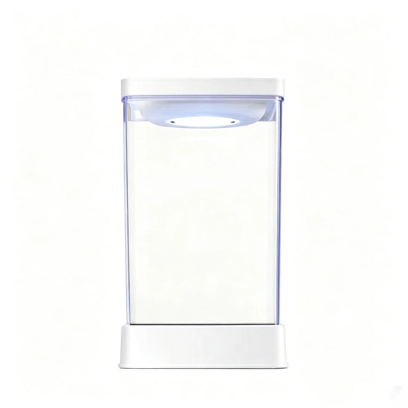 Betta Fish Tank with 7-Color LED Light