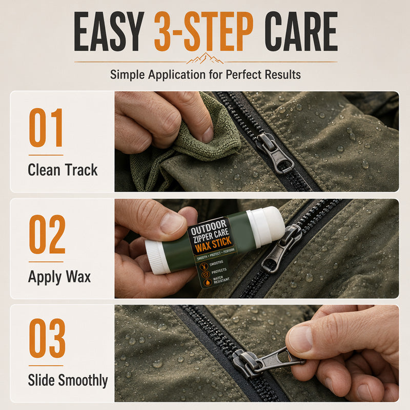 🔥Buy 1 Get 1 Free🔥Smooth Glide Zipper Lubricant Wax Stick
