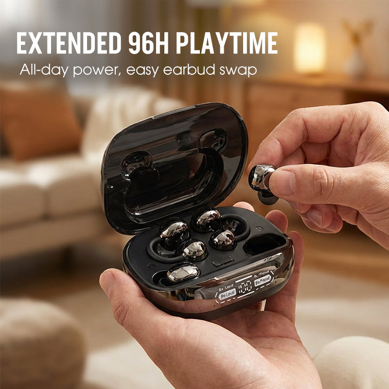 ⏳🔥LIMITED-TIME 50% OFF! ⏰Bluetooth 6.0 Earbuds – 96H Playtime, 2-in-1 Design & AI Noise Reduction 🎵