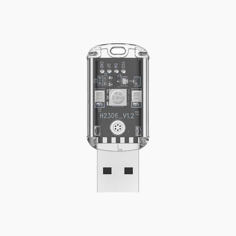 Smart Voice Control USB Air Conditioner Remote with 7-Color Nightlight
