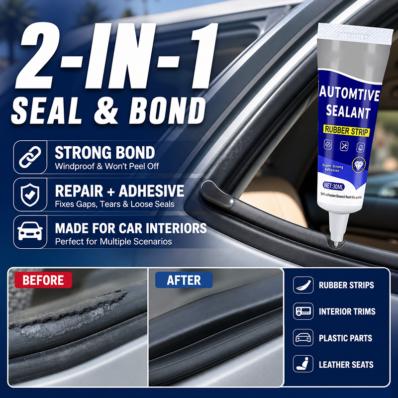 Buy 1 Get 1 Free 🔥Car Door Rubber Sealant Adhesive