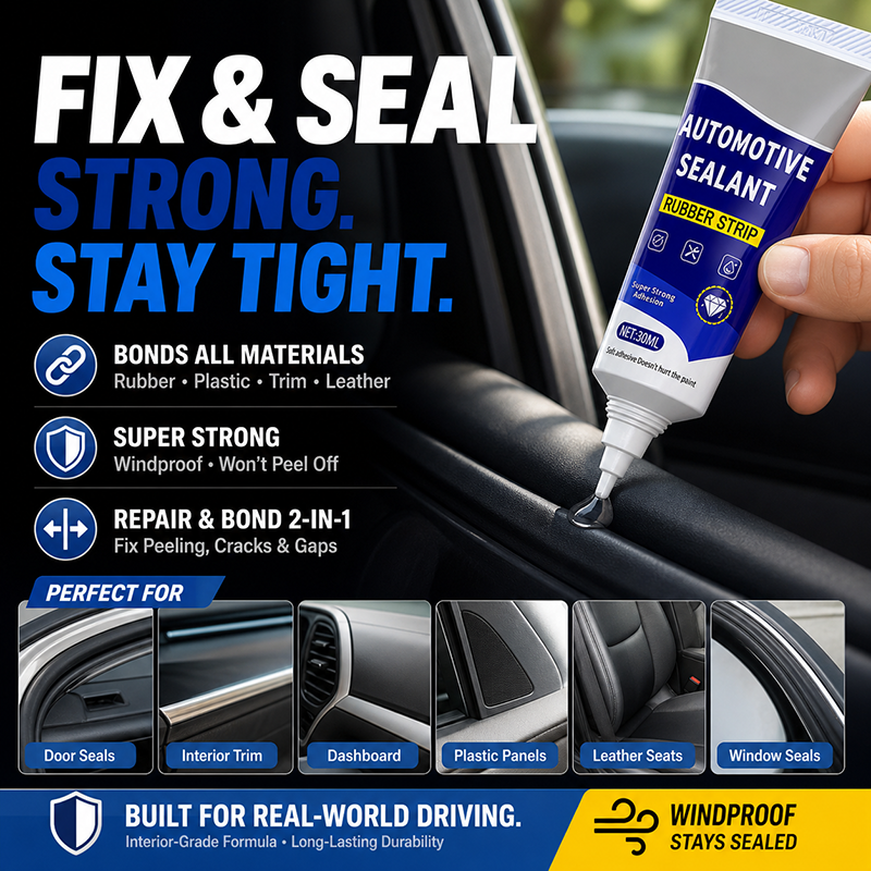 Buy 1 Get 1 Free 🔥Car Door Rubber Sealant Adhesive