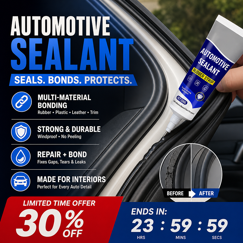 Buy 1 Get 1 Free 🔥Car Door Rubber Sealant Adhesive