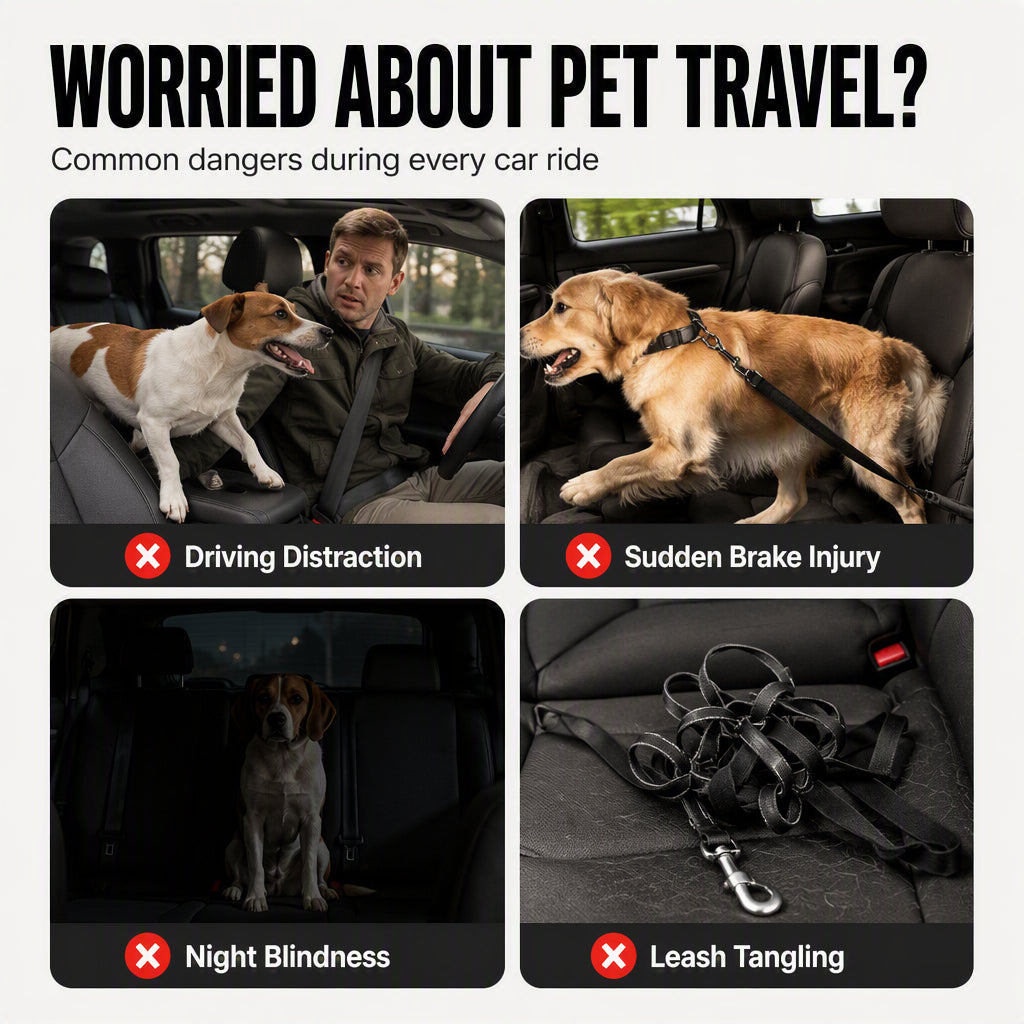 Reflective Pet Seat Belt