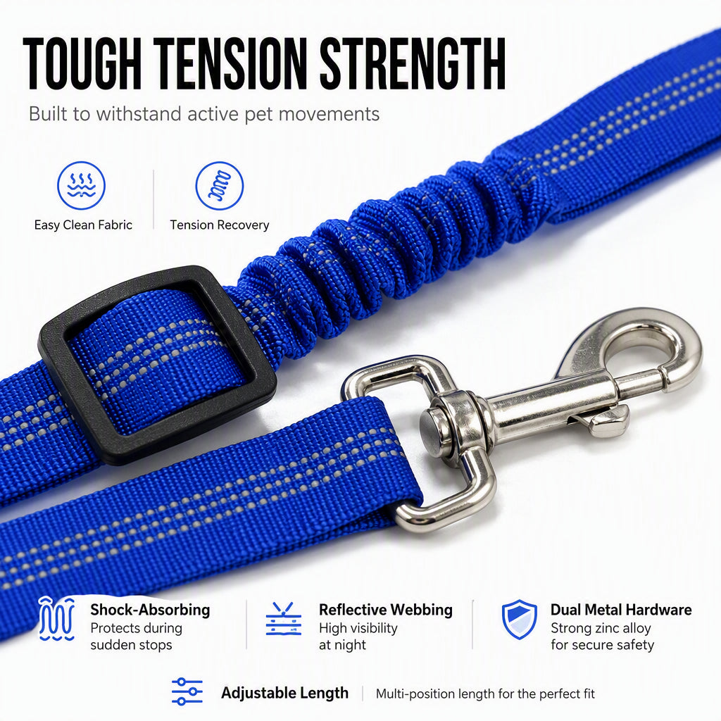 Reflective Pet Seat Belt