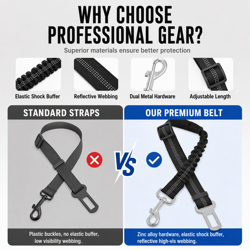 Reflective Pet Seat Belt