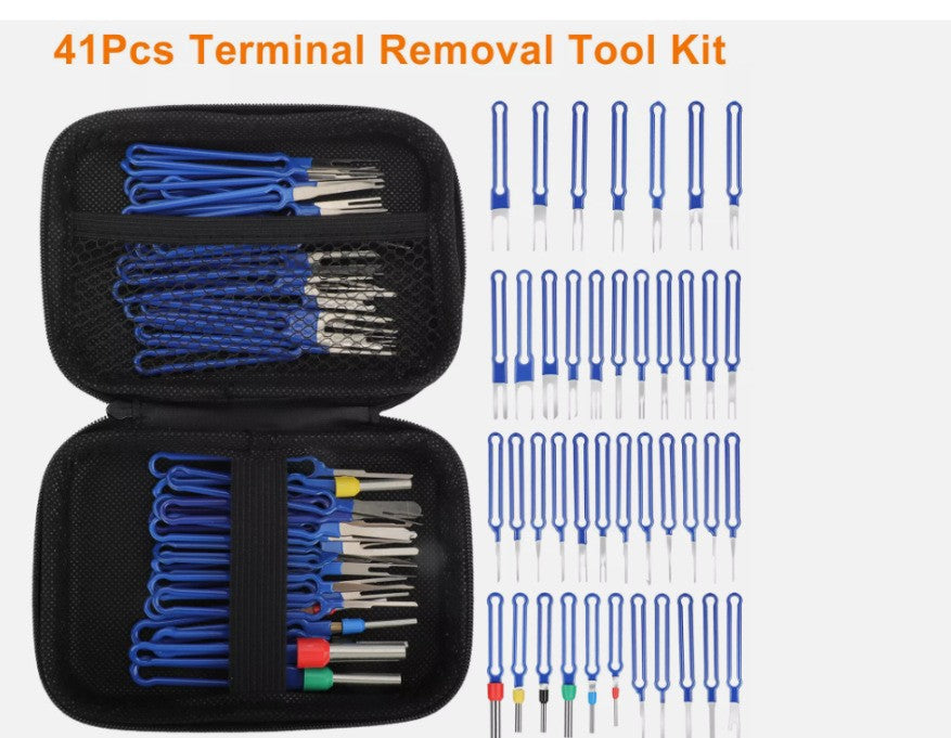 Stainless Steel Car Terminal Removal Tool Kit Wire Harness Extractor