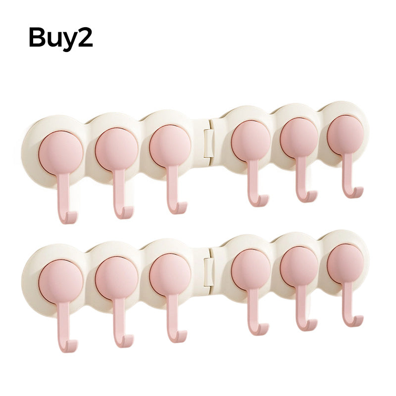Cute Punch-Free Wall Hook Rack
