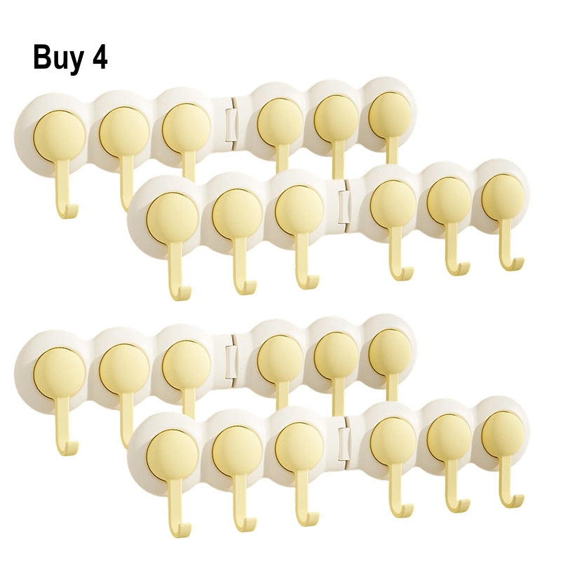 Cute Punch-Free Wall Hook Rack
