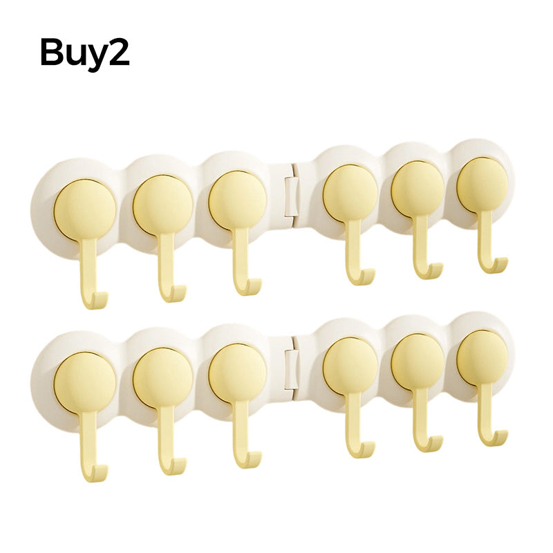 Cute Punch-Free Wall Hook Rack
