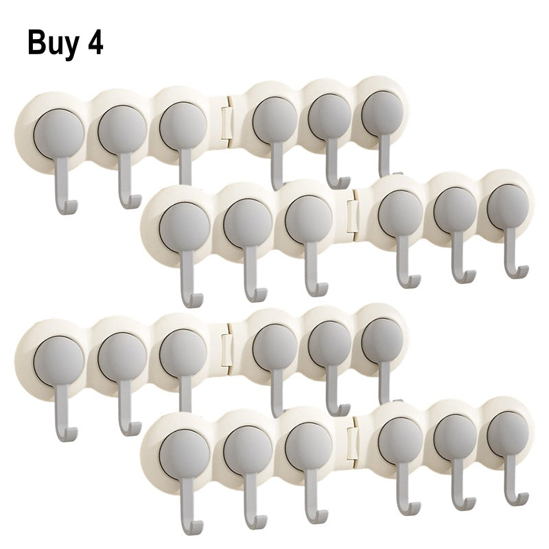 Cute Punch-Free Wall Hook Rack