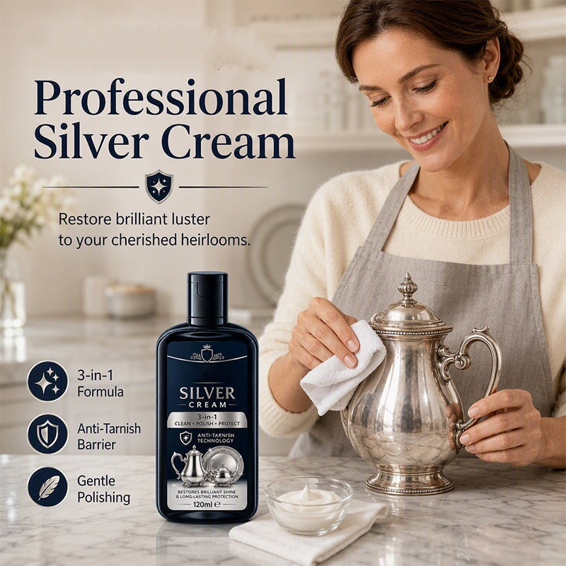 Anti-Tarnish Silver Polish Cream