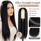 Pre-Plucked Straight Lace Wig – Natural Hairline & Heat-Resistant Design, No More Fake Look