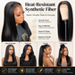 Pre-Plucked Straight Lace Wig – Natural Hairline & Heat-Resistant Design, No More Fake Look