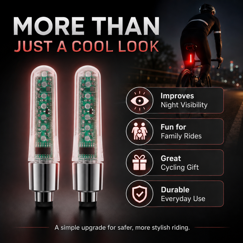 Waterproof Bike Tire Valve Stem Lights