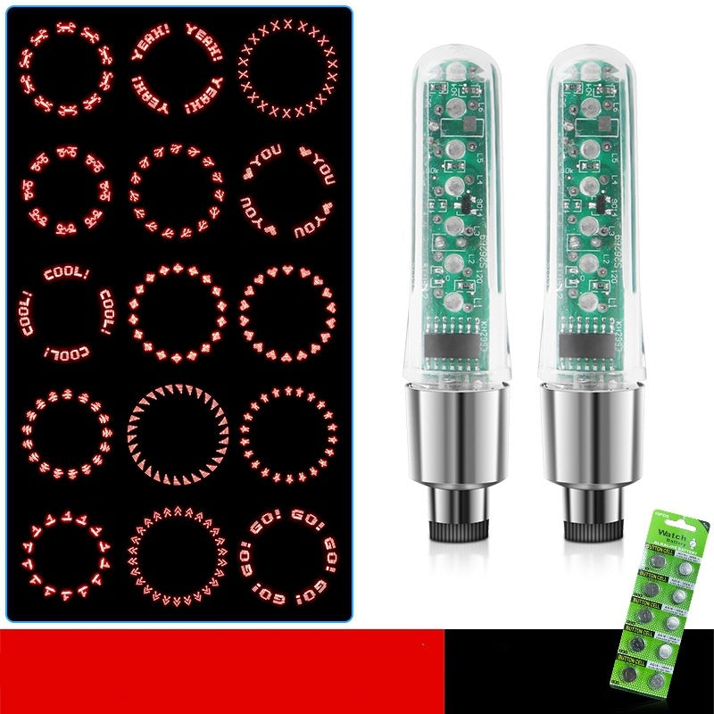 Waterproof Bike Tire Valve Stem Lights