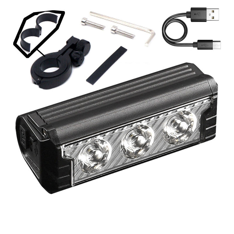High-Lumen USB Rechargeable Bicycle Light