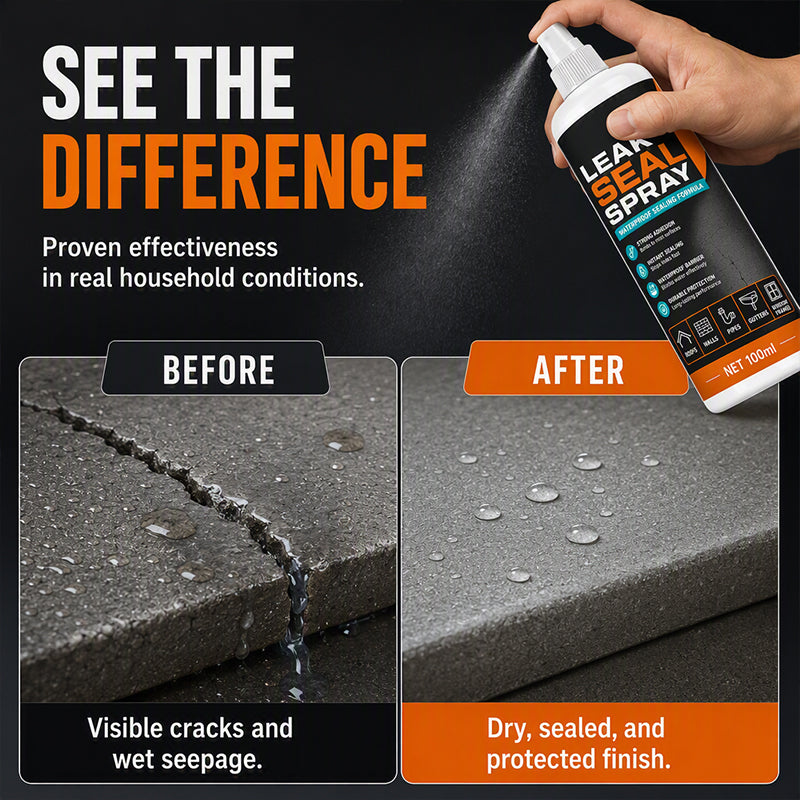 🏆 Last Day Special Price 💧Buy 2 Get 1 Free🎁Portable Instant Leak Sealant Spray, Strong Adhesion Waterproof Sealing Spray