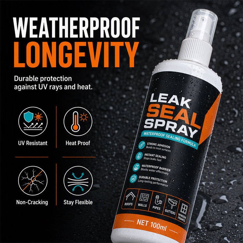 🏆 Last Day Special Price 💧Buy 2 Get 1 Free🎁Portable Instant Leak Sealant Spray, Strong Adhesion Waterproof Sealing Spray