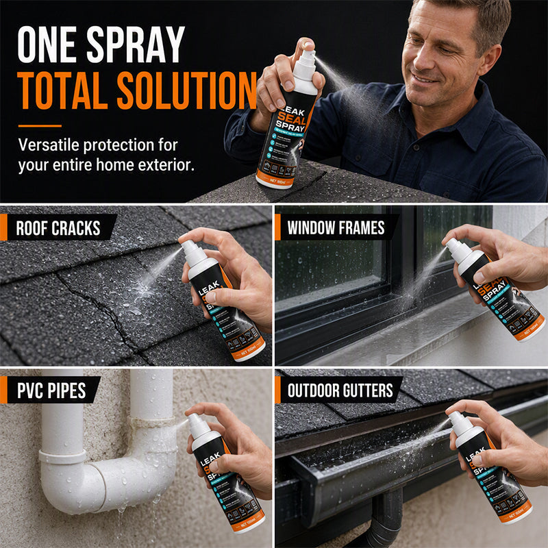 🏆 Last Day Special Price 💧Buy 2 Get 1 Free🎁Portable Instant Leak Sealant Spray, Strong Adhesion Waterproof Sealing Spray